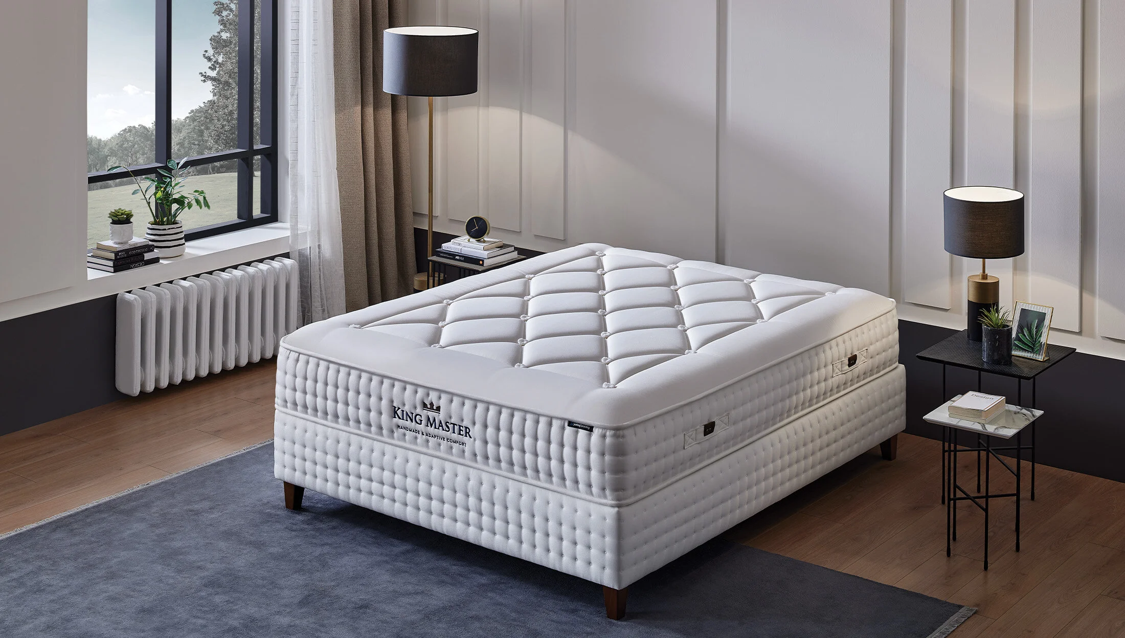 180x200 King Master Hand Made Pocket Spring Mattress