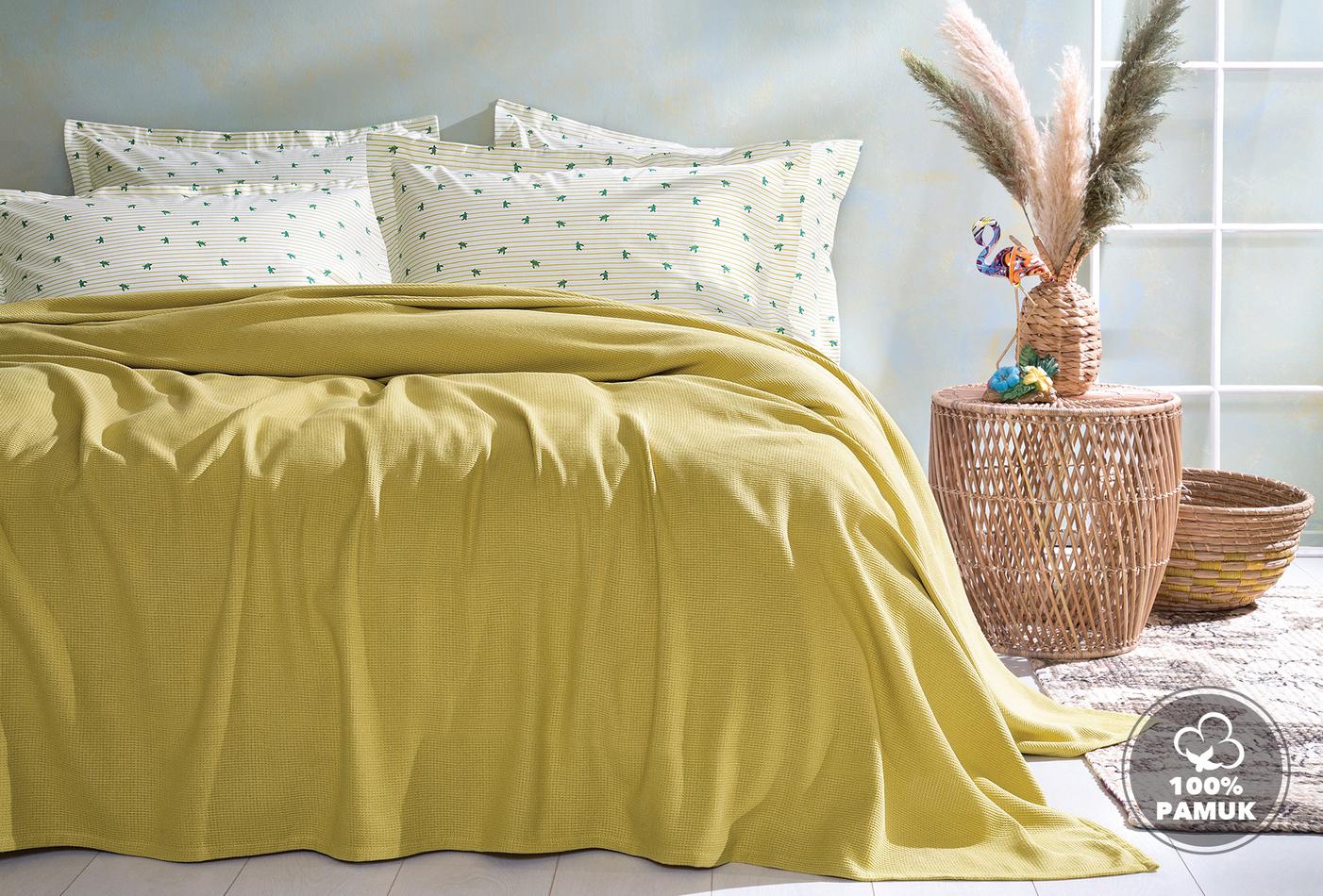 Queen Size Caretta Pique Set - Greenery