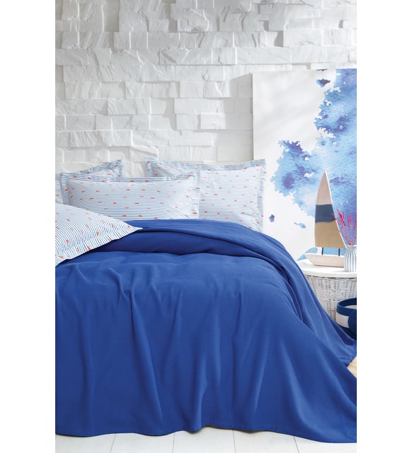 Queen Size Portan Pique Set - Saxe